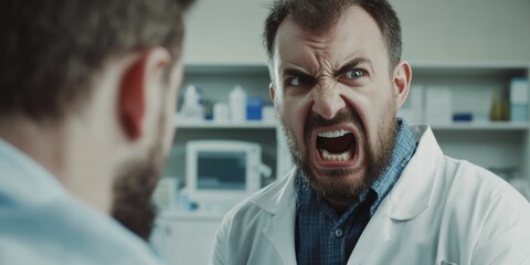 Obraz premium Intense Medical Moment