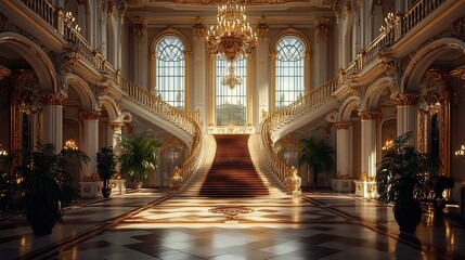 Fototapeta premium Grand Staircase in a Palace