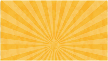 水彩風シンプルな集中線・黄
