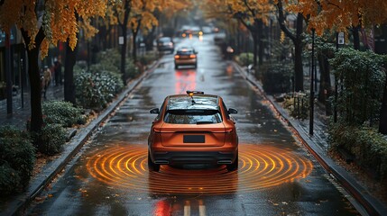 Autonomous car sensing systems, including driver assistance technology for safer driving.