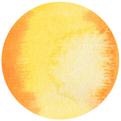 Watercolor hand painted circles texture. Watercolour circle elements for design.