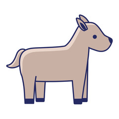 dog animal cartoon icon