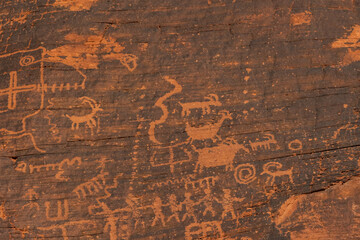 Petroglyph valley of fire