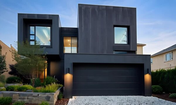 Sleek Urban House with Modern Landscaping