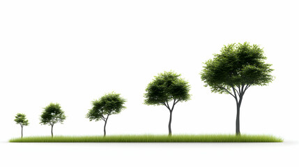 Trees Growing in Size, growth, progress, development, success, nature
