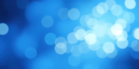 Obraz premium Abstract blue background with soft, defocused bokeh lights creating a dreamy and tranquil atmosphere, pattern, peaceful, tranquil