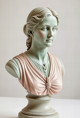 Obraz premium Stunning Occupational therapist statue on white background.