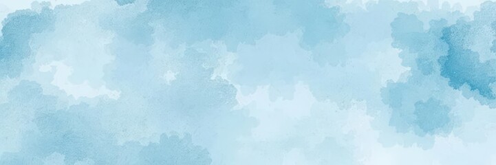 Soft and elegant watercolor background in shades of blue, artistic, watercolor