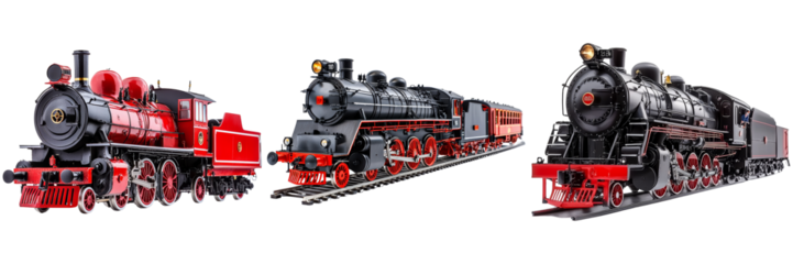 Vintage Steam Locomotives Showcasing Timeless Engineering and Design Aesthetics