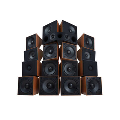 Fototapeta premium SPEAKERS FOR COMPOSITION OF EVENT FLYERS SHOWS ARTISTS PARTIES