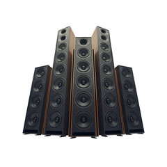 SPEAKERS FOR COMPOSITION OF EVENT FLYERS SHOWS ARTISTS PARTIES