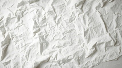 Crumpled white fabric with intricate pattern texture, texture, abstract