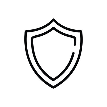 recommend clip art: Shield Icon Outline for Protection, Minimalist outline of a shield symbol, representing protection, security, defense, and safety in a simple design.
                    