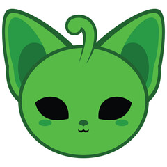 Cute Alien Sphynx Cat