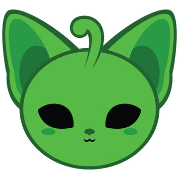 recommend clip art: Cute Alien Sphynx Cat
