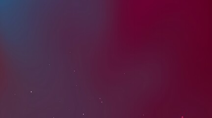 A minimalist abstract image featuring a purple and red gradient background with scattered pink dots.