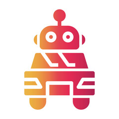 ai robot Gradient icon
