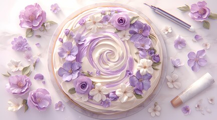 Fototapeta premium Elegant cake