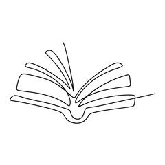 Book Library Vector Line Art Graphic Design