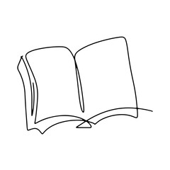 Book Library Vector Line Art Graphic Design