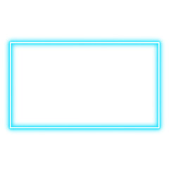 Obraz premium rectangle neon frame
