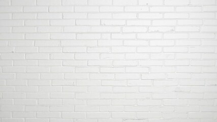 White brick wall background with a clean and modern look, simplicity, brickwork