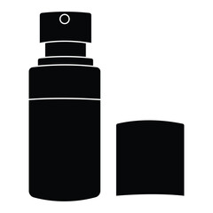 airless pump bottle mockup. Vector illustration isolated on white background. Сan be used for cosmetic, medical and other needs. Symmetrical lighting scheme.