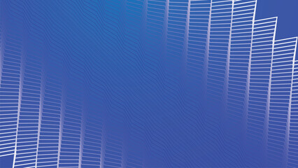 Blue white zig zag pattern abstract vector background