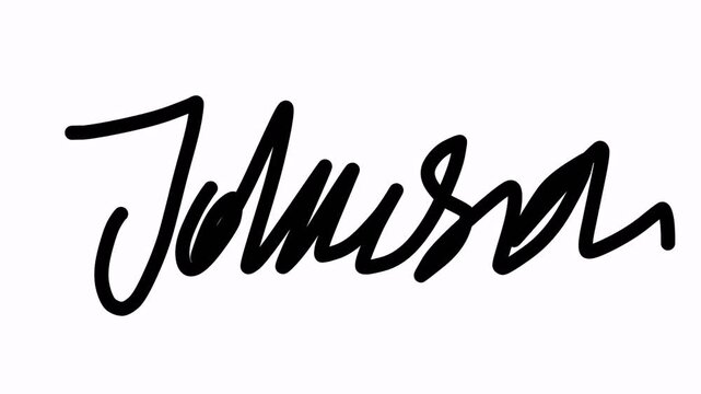 Electronic Signature practice for corporate business deal, agreement, meeting attendance etc. Unique handwriting style for digitally sign the documents and online form fill up