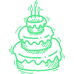 Happy birthday single vector icon