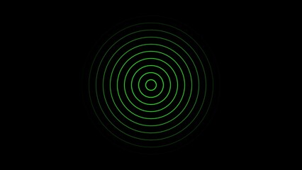 Radio waves concentric circle. Sonar or sound wave ring collection. Dotted and linear epicentre, target, radar icon concept. Ripple radial signal or vibration elements.