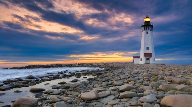 Scituate Lighthouse Scituate Massachuset.generative.ai