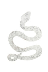 paper craft background for a 2025 year of snake