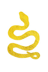 Obraz premium paper craft background for a 2025 year of snake