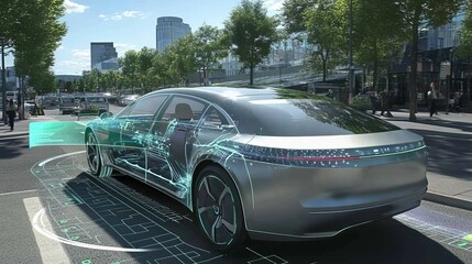 Showcasing innovative safety measures in modern vehicles.