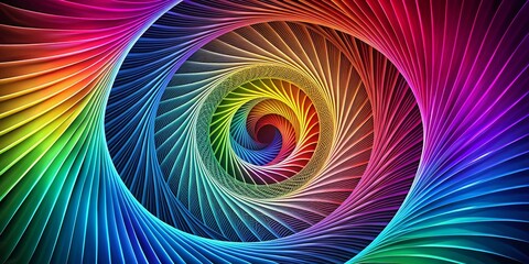 Fototapeta premium Abstract Spiral Art Design with Circular Lines for Logo or Icon Creation - Unique Background with Artistic Flair for Creative Projects and Branding Needs