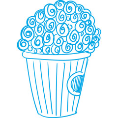 Happy birthday single vector icon