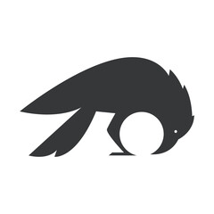 Crow logo icon design
