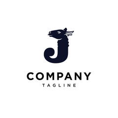 Letter J Llama logo icon vector © Imam