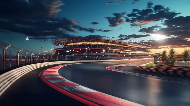 Race Track Night Images – Browse 156,420 Stock Photos, Vectors, and ...