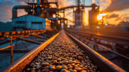 Commodity Trends and Price Movements at Sunset