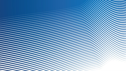 Blue abstract stripes line background vector image