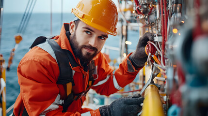 Workers with the skills and technology to operate oil and gas refineries, electricity and petroleum extraction. Maintenance and industrial equipment