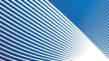 Blue abstract stripes line background vector image