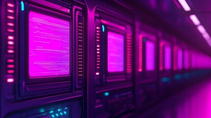 Futuristic Neon Screens