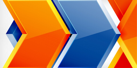 Arrow technology and business concept background. Vector Illustration For Wallpaper, Banner, Background, Card, Book Illustration, landing page