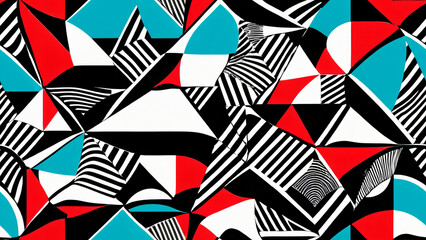 seamless pattern with shapes