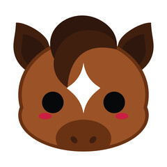 Cute Brown Horse