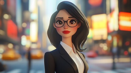 Businesswoman in New York City