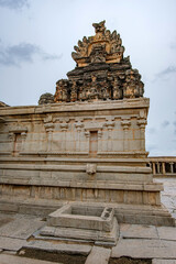 The Krishna Temple at Hampi India. This temple is dedicated to Lord Balakrishna, the form of Lord Krishna when he was an infant and was built in the year 1513 A.D.